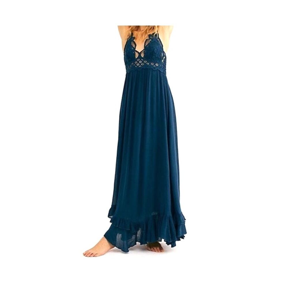Adella Navy Maxi Dress